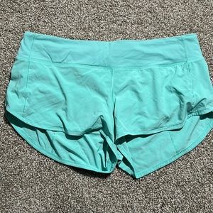 Lululemon Aqua Hotty Hot shorts